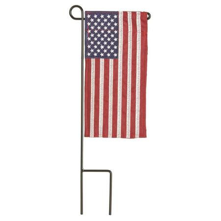 RECINTO 4 x 8.5 in. Double Applique American Garden Flag Polyester Mini Garden Flag RE2940860